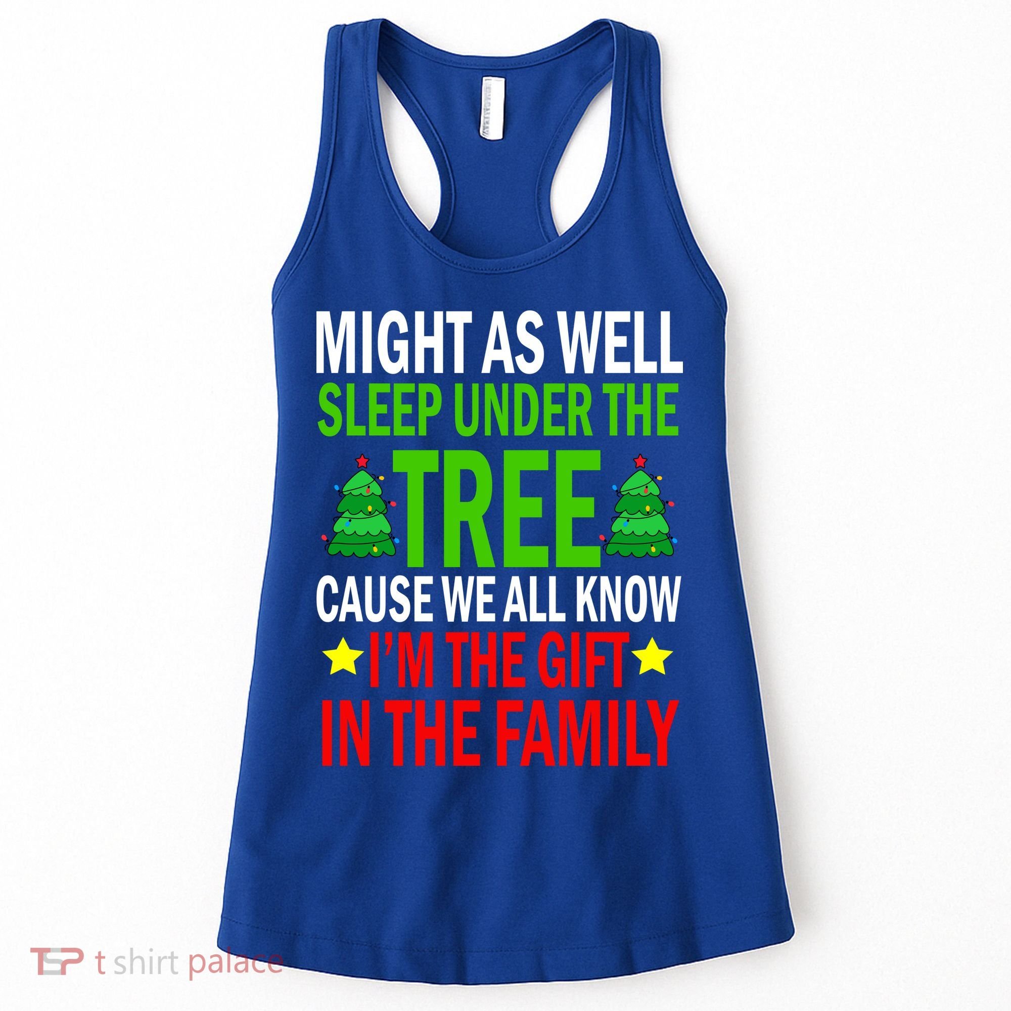 Gift In The Family Funny Christmas Holiday Women's Tank Top