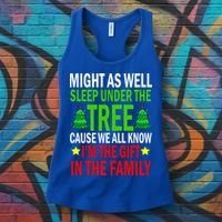 Gift In The Family Funny Christmas Holiday Women's Tank Top thumb 3