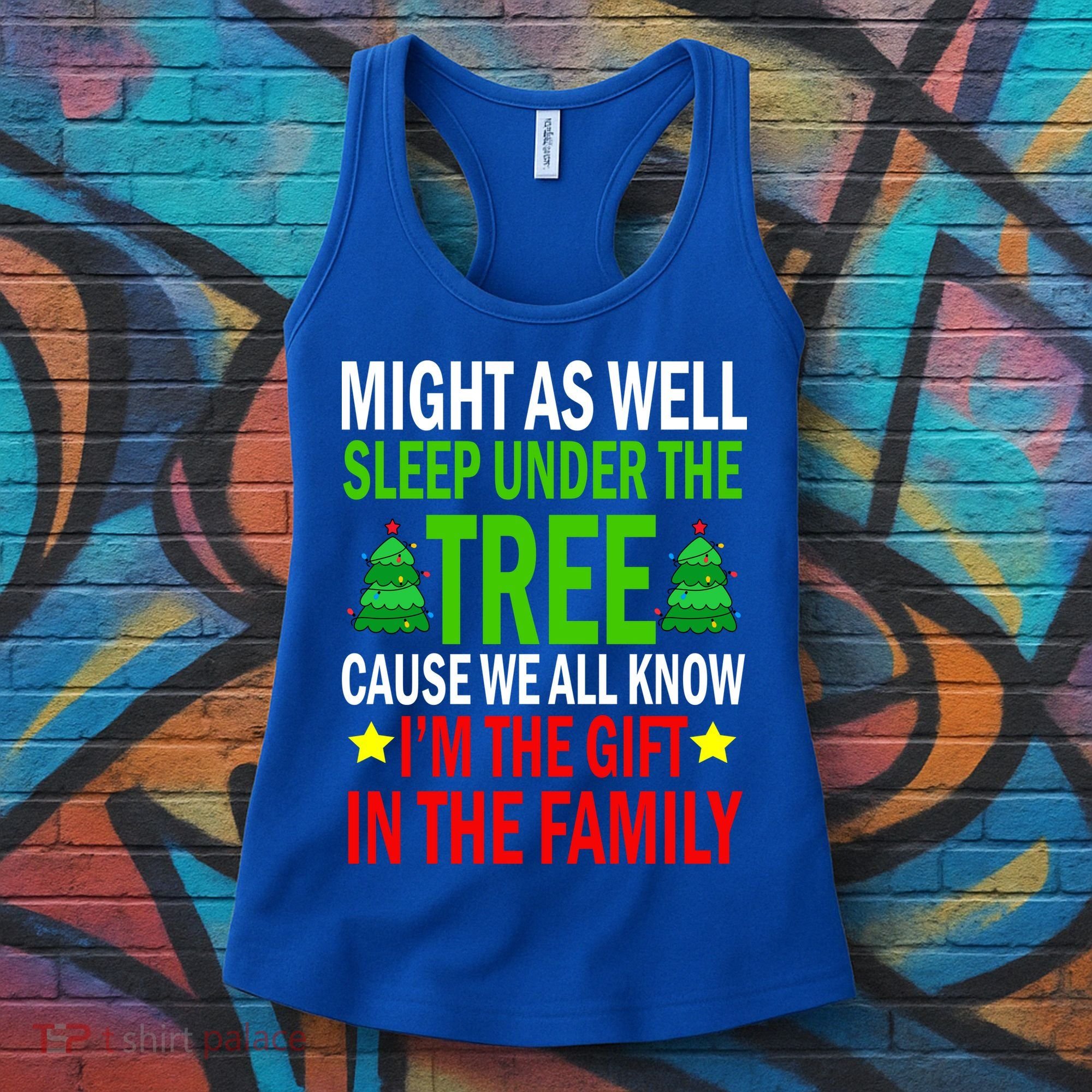 Gift In The Family Funny Christmas Holiday Women's Tank Top