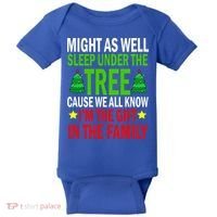 Gift In The Family Funny Christmas Holiday Baby Bodysuit thumb 0