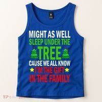 Gift In The Family Funny Christmas Holiday Tank Top thumb 2
