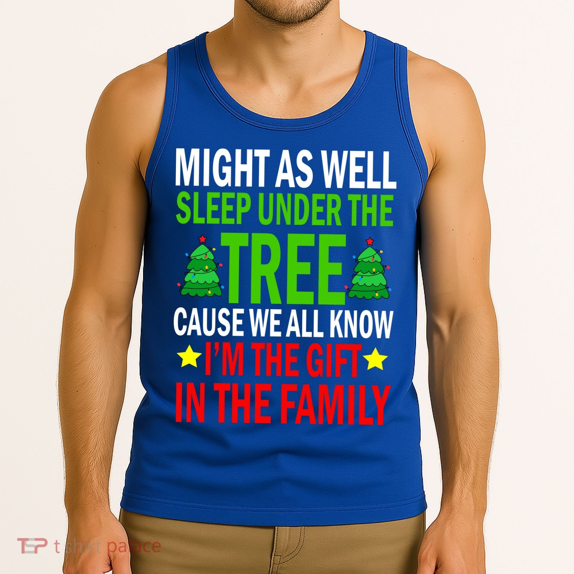Gift In The Family Funny Christmas Holiday Tank Top