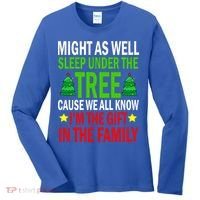 Gift In The Family Funny Christmas Holiday Women's Long Sleeve Shirt thumb 0
