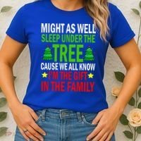 Gift In The Family Funny Christmas Holiday Women's T-Shirt thumb 2