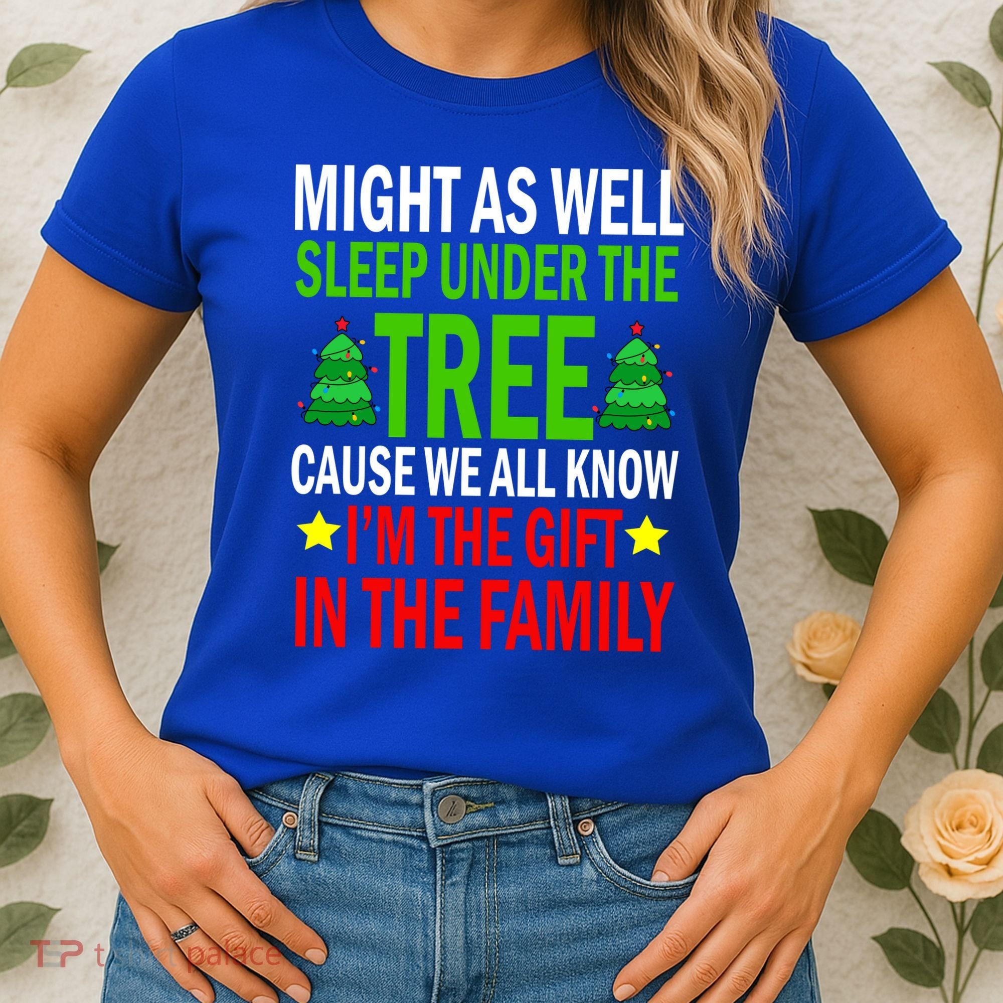 Gift In The Family Funny Christmas Holiday Women's T-Shirt