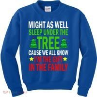 Gift In The Family Funny Christmas Holiday Kids Sweatshirt thumb 0