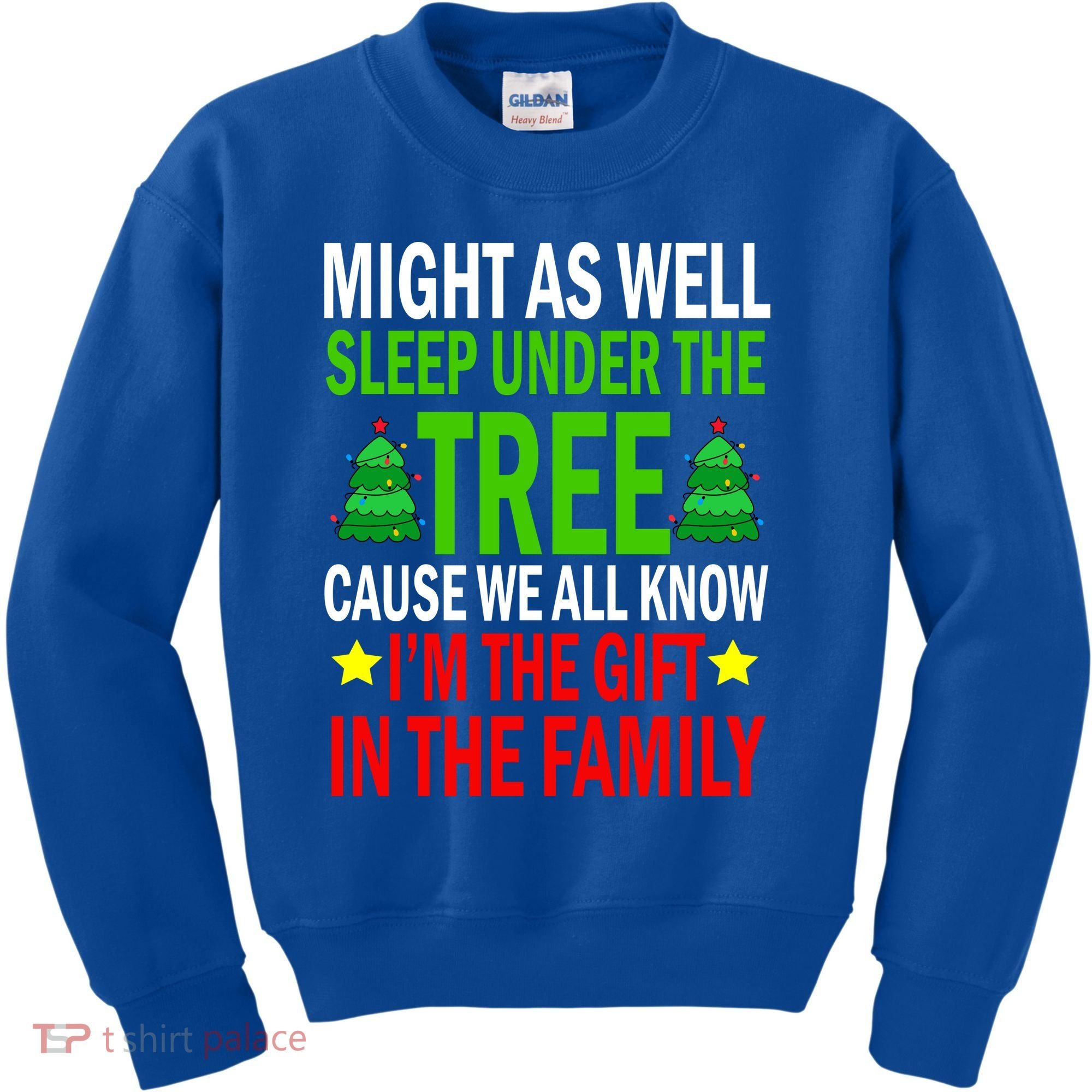 Gift In The Family Funny Christmas Holiday Kids Sweatshirt