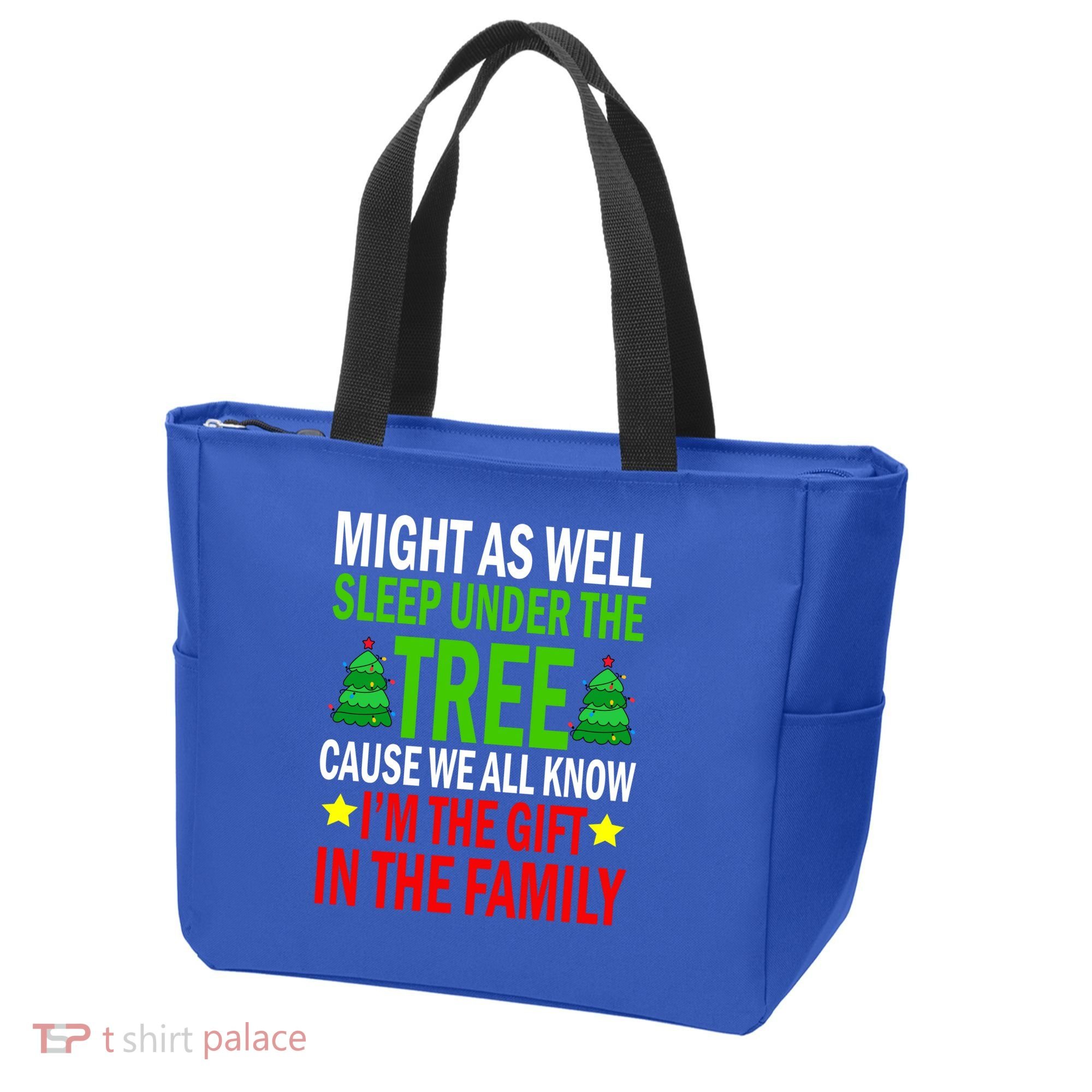 Gift In The Family Funny Christmas Holiday Tote Bag