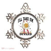 Groovy Ill Take Em Deviled Thanksgiving Funny Egg Ornament thumb 0