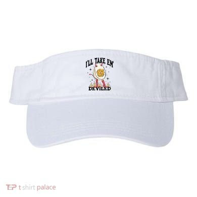 Groovy Ill Take Em Deviled Thanksgiving Funny Egg Visor