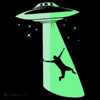 Glow In The Dark Ufo Abduction Night Sci Fi Alien Space Gift Birthday Science Bucket Hat thumb 4