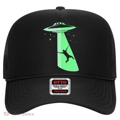 Glow In The Dark Ufo Abduction Night Sci Fi Alien Space Gift Birthday Science Hat