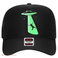 Glow In The Dark Ufo Abduction Night Sci Fi Alien Space Gift Birthday Science Hat thumb 0