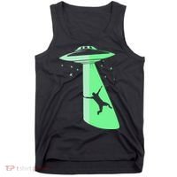 Glow In The Dark Ufo Abduction Night Sci Fi Alien Space Gift Birthday Science Tank Top thumb 0