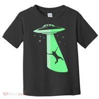 Glow In The Dark Ufo Abduction Night Sci Fi Alien Space Gift Birthday Science Toddler T-Shirt thumb 0
