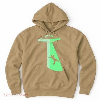 Glow In The Dark Ufo Abduction Night Sci Fi Alien Space Gift Birthday Science Hoodie