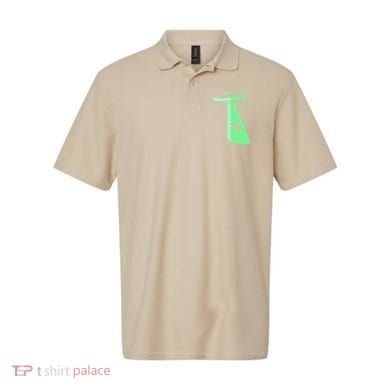 Glow In The Dark Ufo Abduction Night Sci Fi Alien Space Gift Birthday Science Polo