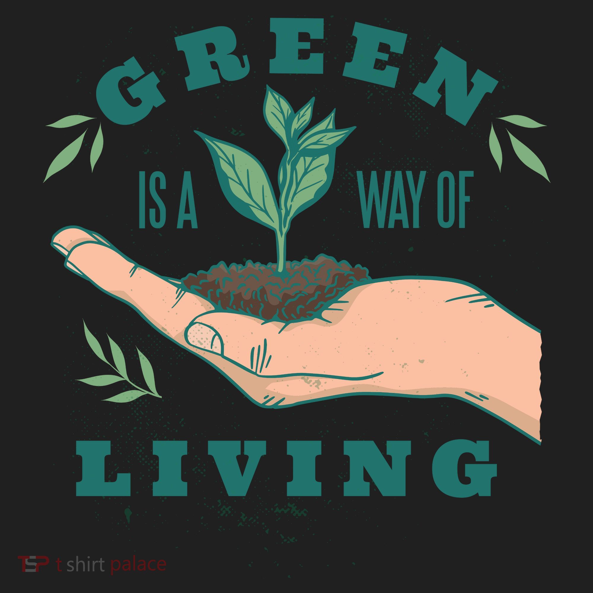 Green Is The Way Of Living Women's Sweatshirt