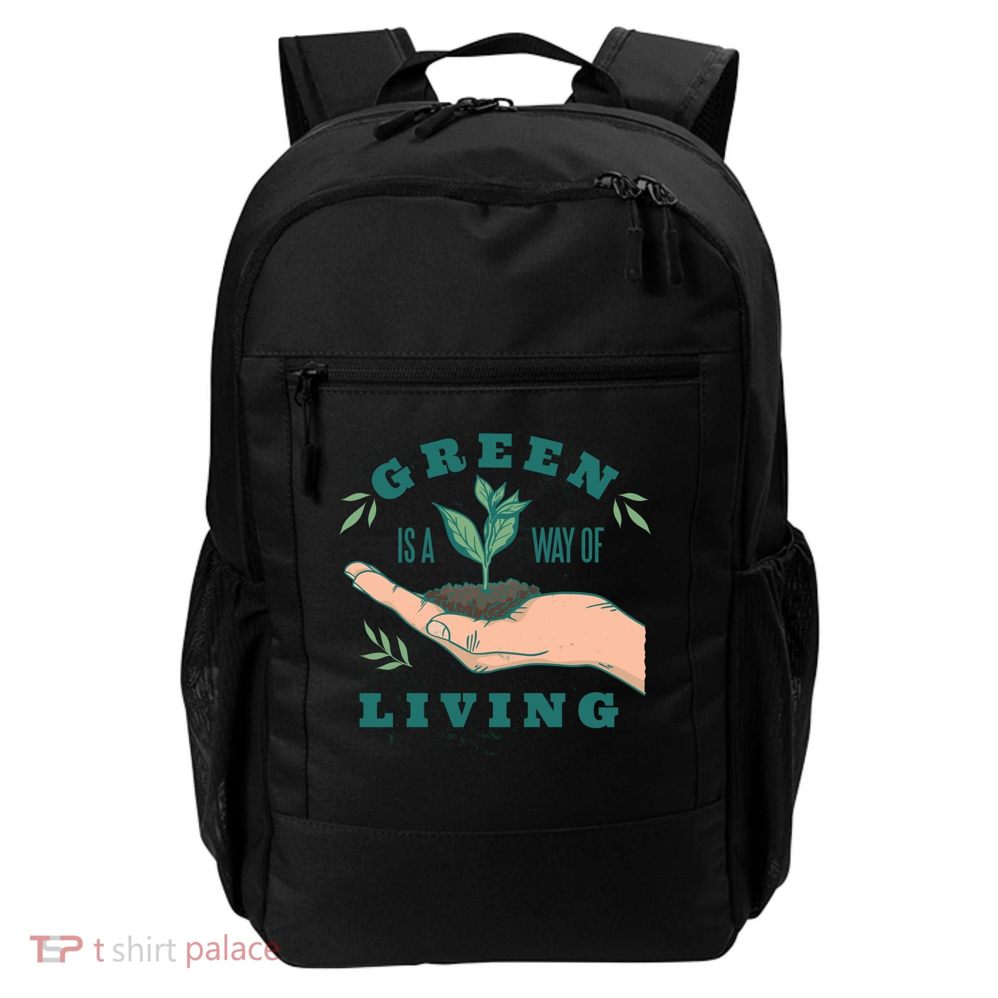 Green Is The Way Of Living Backpack