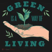 Green Is The Way Of Living Coaster thumb 2