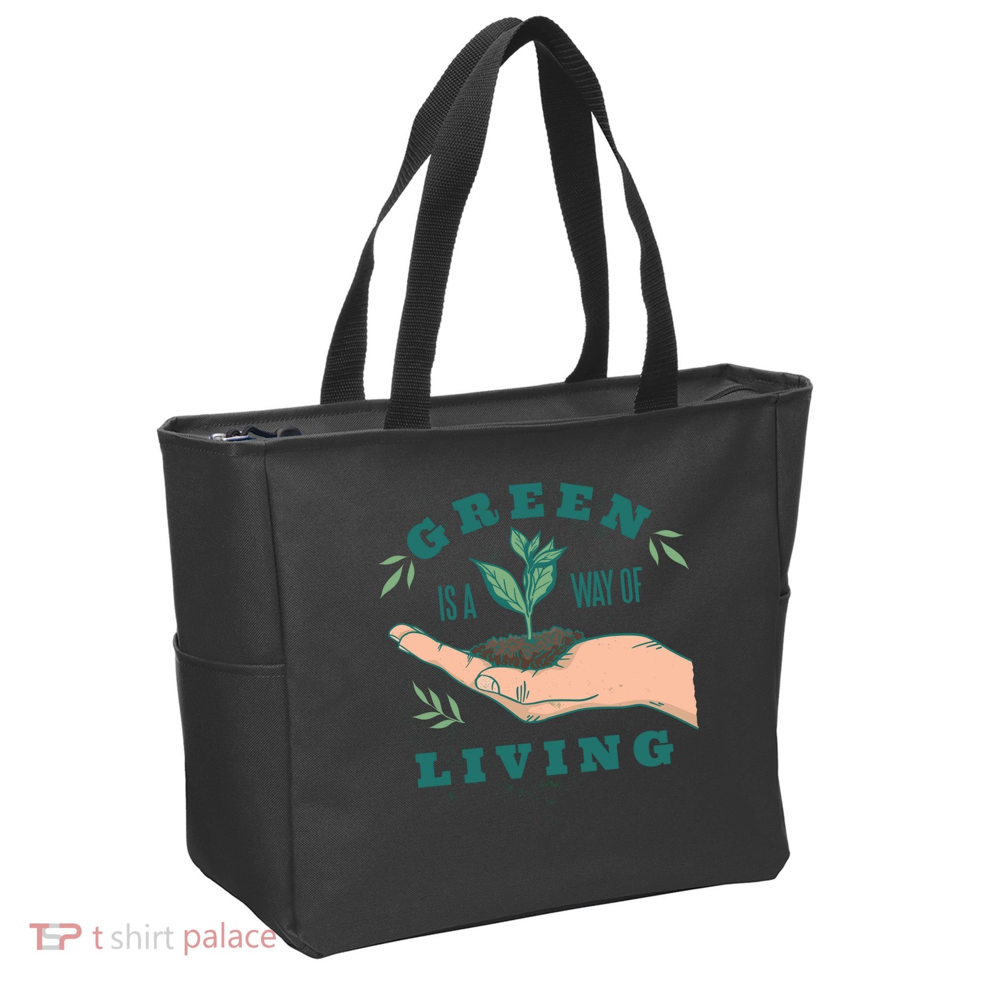 Green Is The Way Of Living Tote Bag