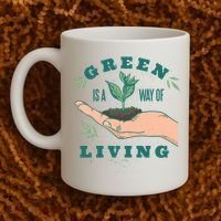 Green Is The Way Of Living Coffee Mug thumb 2