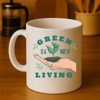 Green Is The Way Of Living Coffee Mug thumb 4
