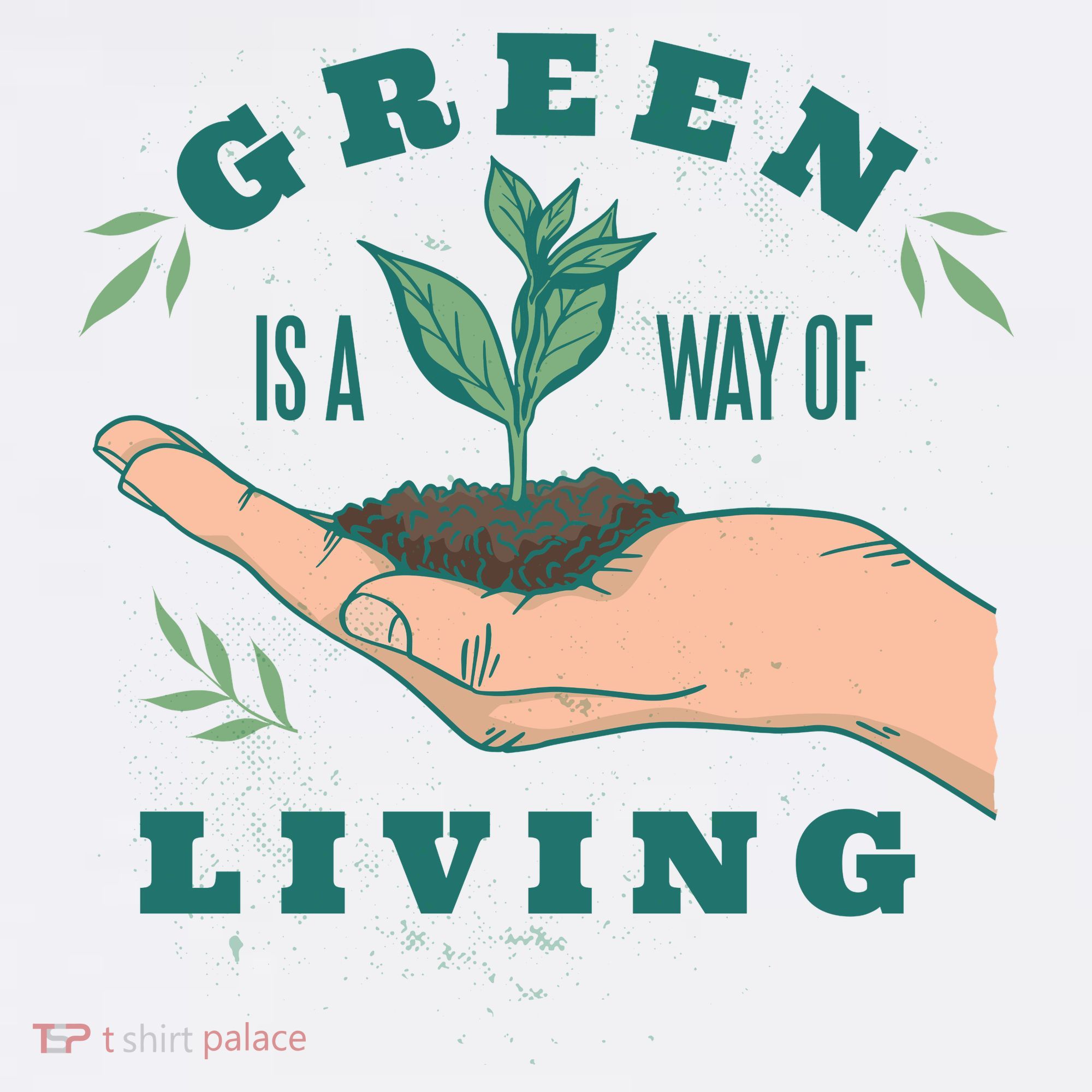 Green Is The Way Of Living Mousepad