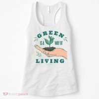 Green Is The Way Of Living Women's Tank Top thumb 0