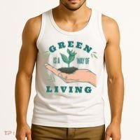 Green Is The Way Of Living Tank Top thumb 3
