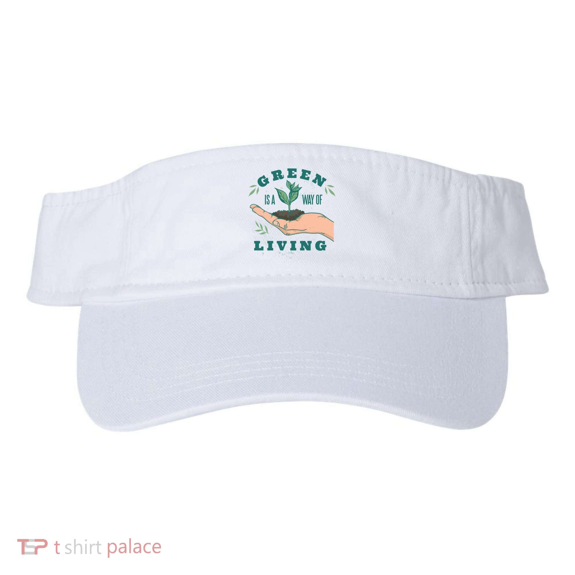 Green Is The Way Of Living Visor