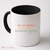 Get In Trouble Good-Trouble Necessary Trouble John-Lewis Coffee Mug thumb 0
