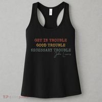 Get In Trouble Good-Trouble Necessary Trouble John-Lewis Women's Tank Top thumb 3