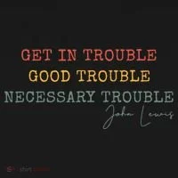 Get In Trouble Good-Trouble Necessary Trouble John-Lewis Toddler Hoodie thumb 2