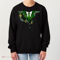 Green Irish Tux St. Patrick's Day Costume Women's Sweatshirt thumb 0