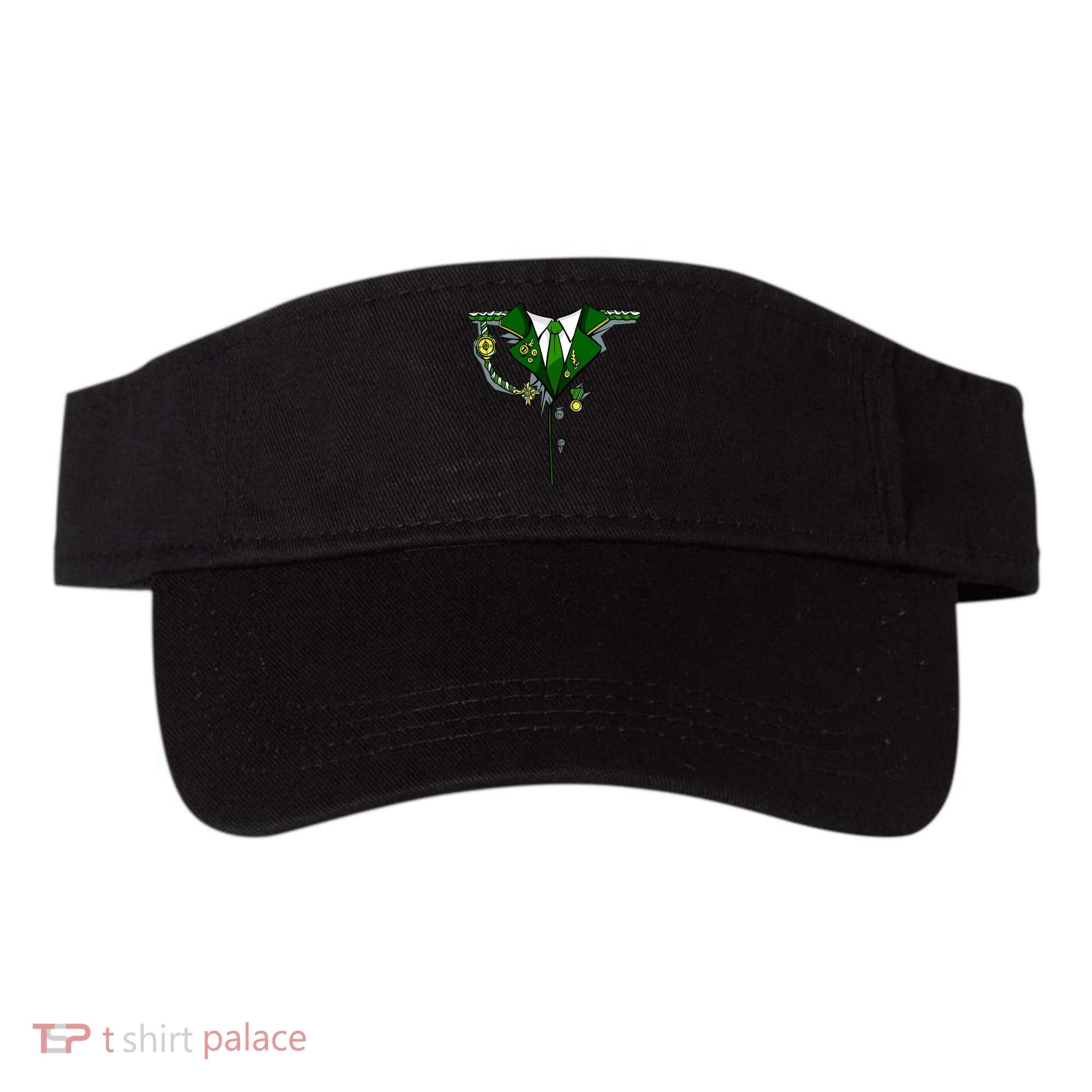 Green Irish Tux St. Patrick's Day Costume Visor