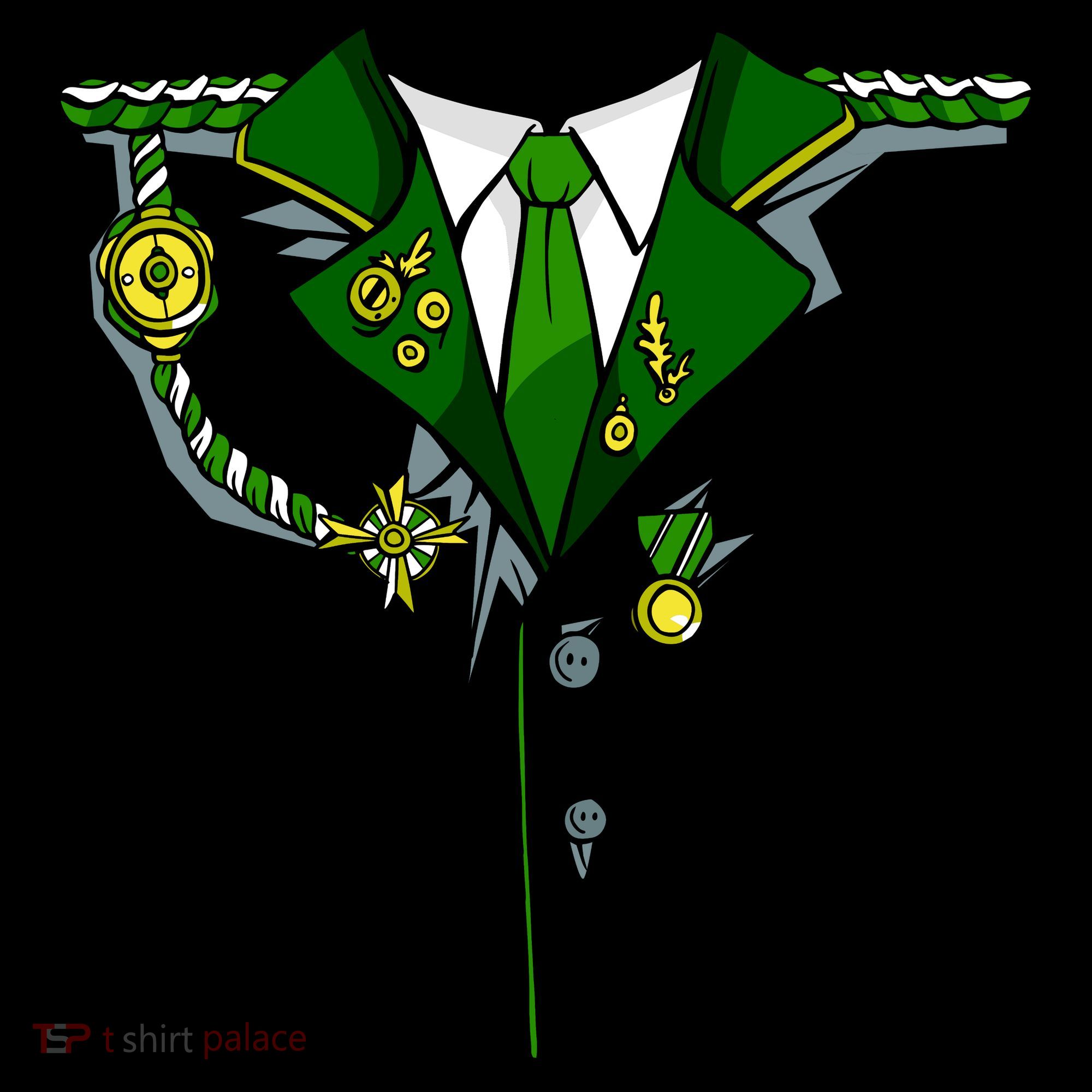 Green Irish Tux St. Patrick's Day Costume Visor