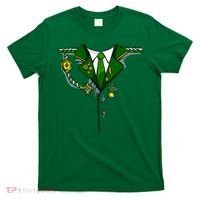 Green Irish Tux St. Patrick's Day Costume T-Shirt thumb 0