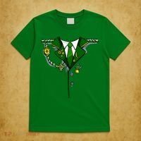 Green Irish Tux St. Patrick's Day Costume T-Shirt thumb 5
