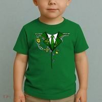 Green Irish Tux St. Patrick's Day Costume Toddler T-Shirt thumb 2