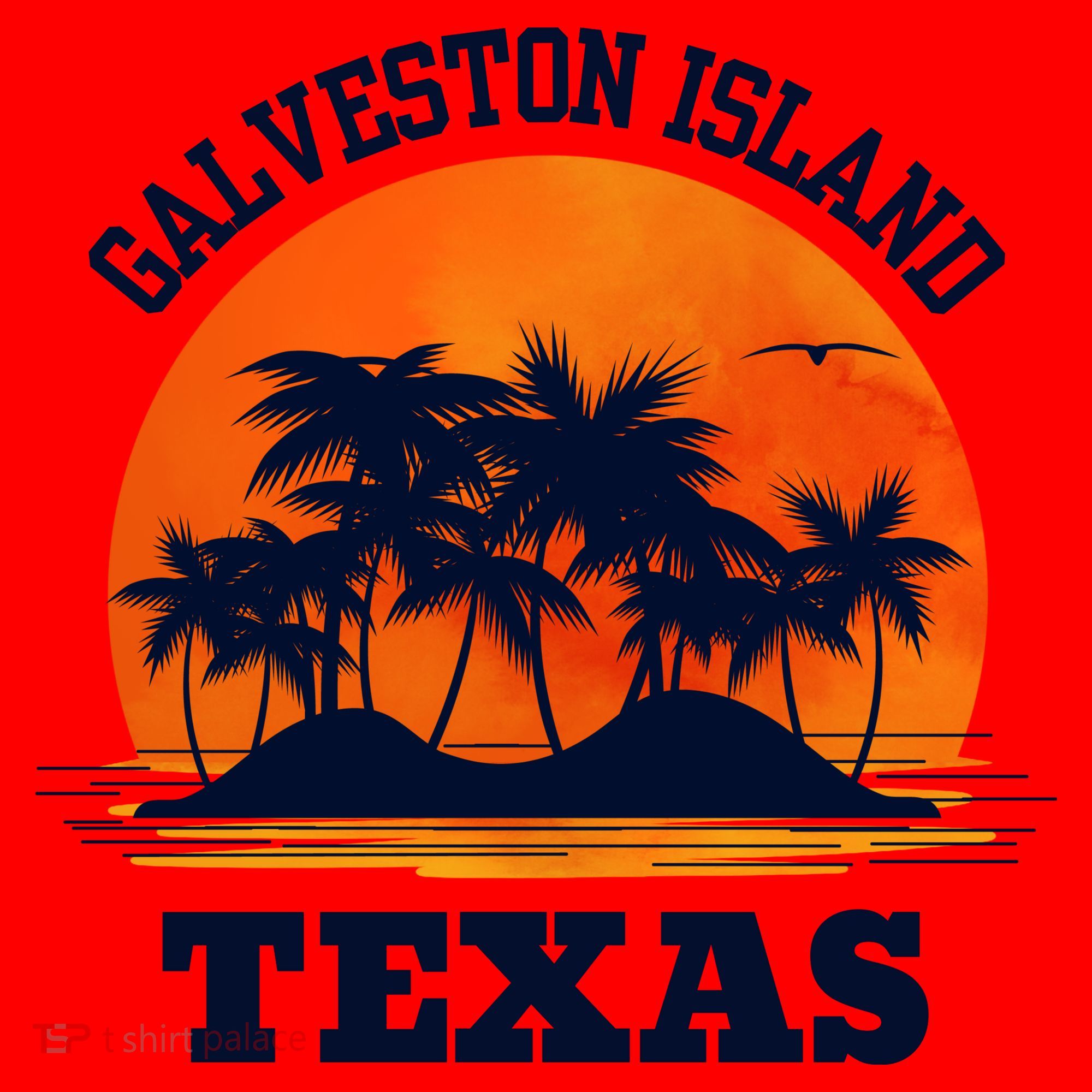 Galveston Island Texas Santa Hat