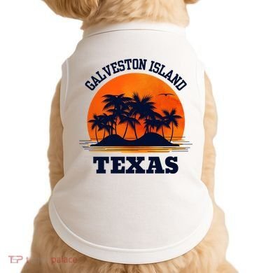 Galveston Island Texas Doggie Tank
