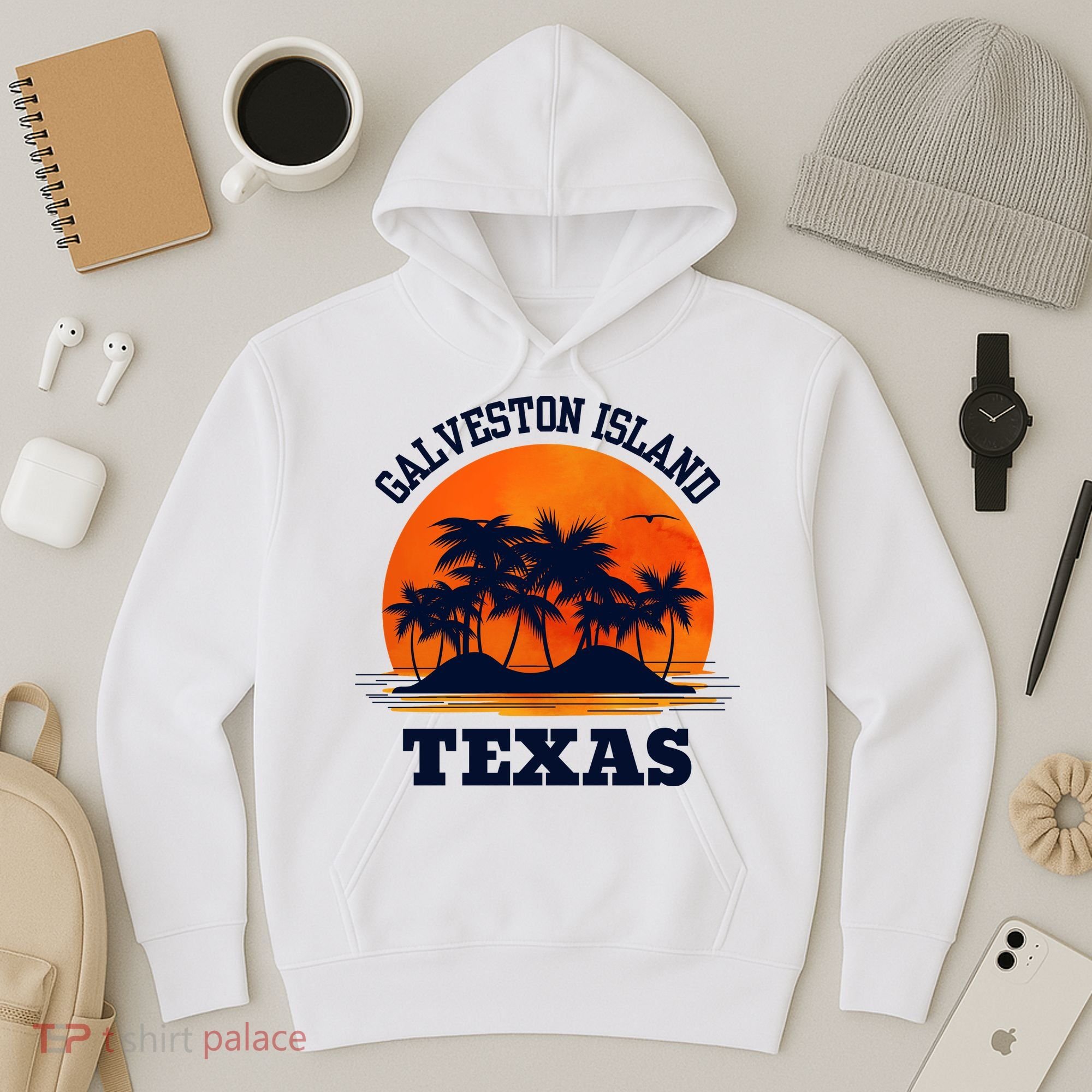Galveston Island Texas Hoodie