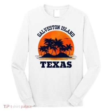 Galveston Island Texas Long Sleeve Shirt