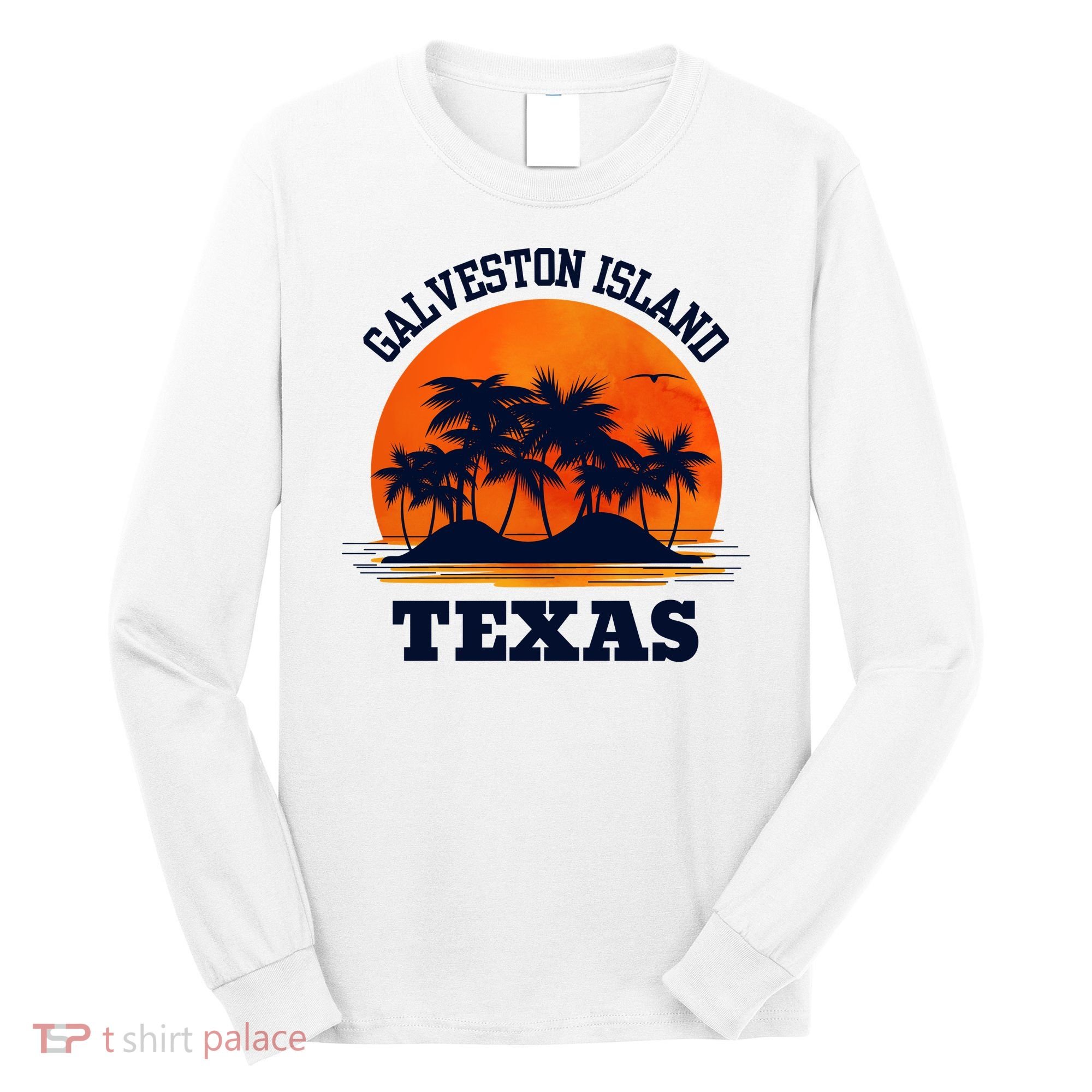Galveston Island Texas Long Sleeve Shirt