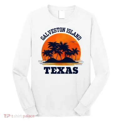 Galveston Island Texas Long Sleeve Shirt