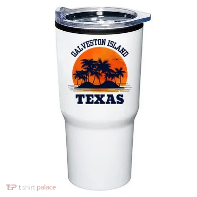Galveston Island Texas Tumbler