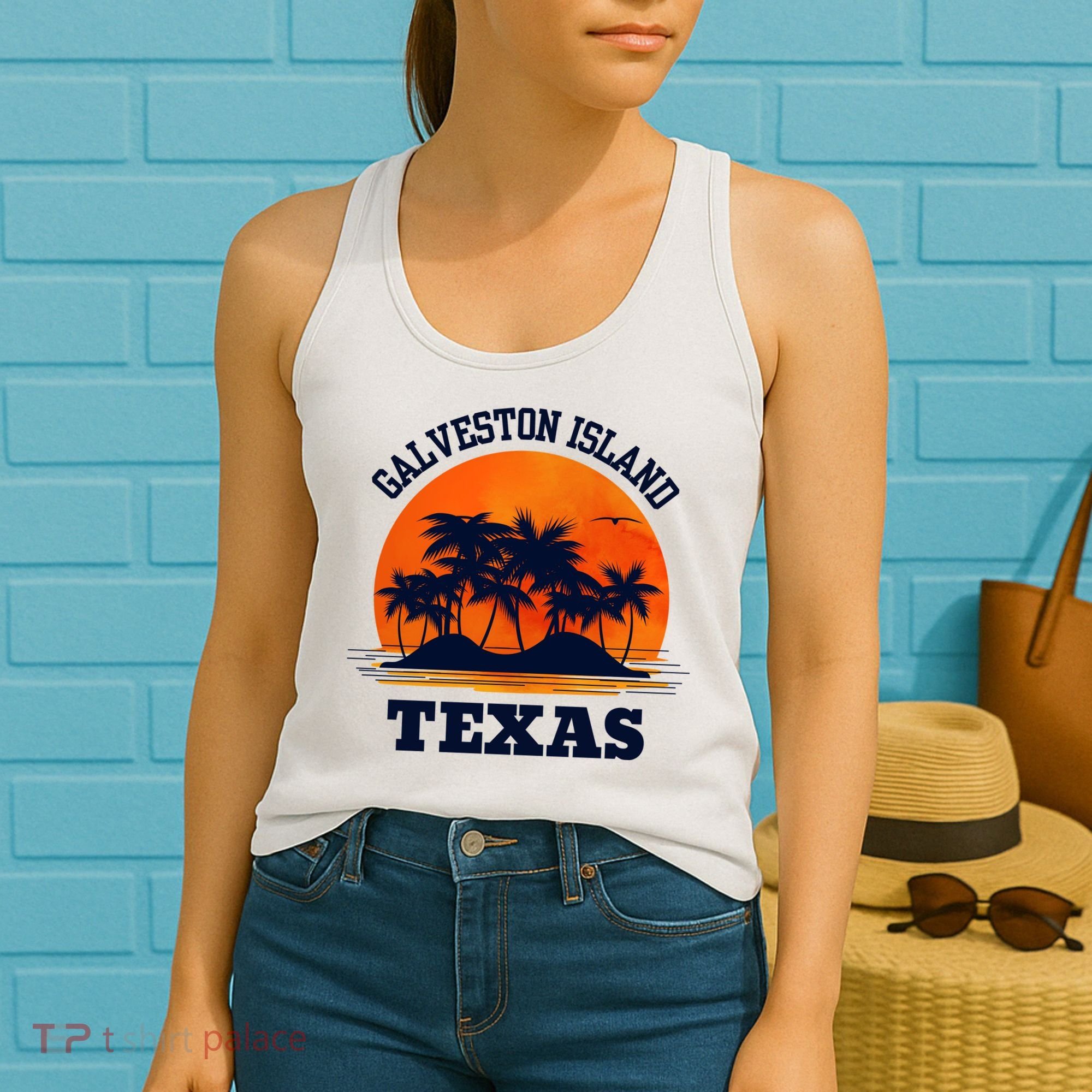 Galveston Island Texas Women's Tank Top