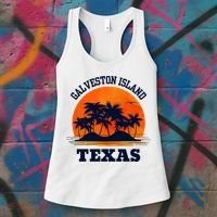 Galveston Island Texas Women's Tank Top thumb 3