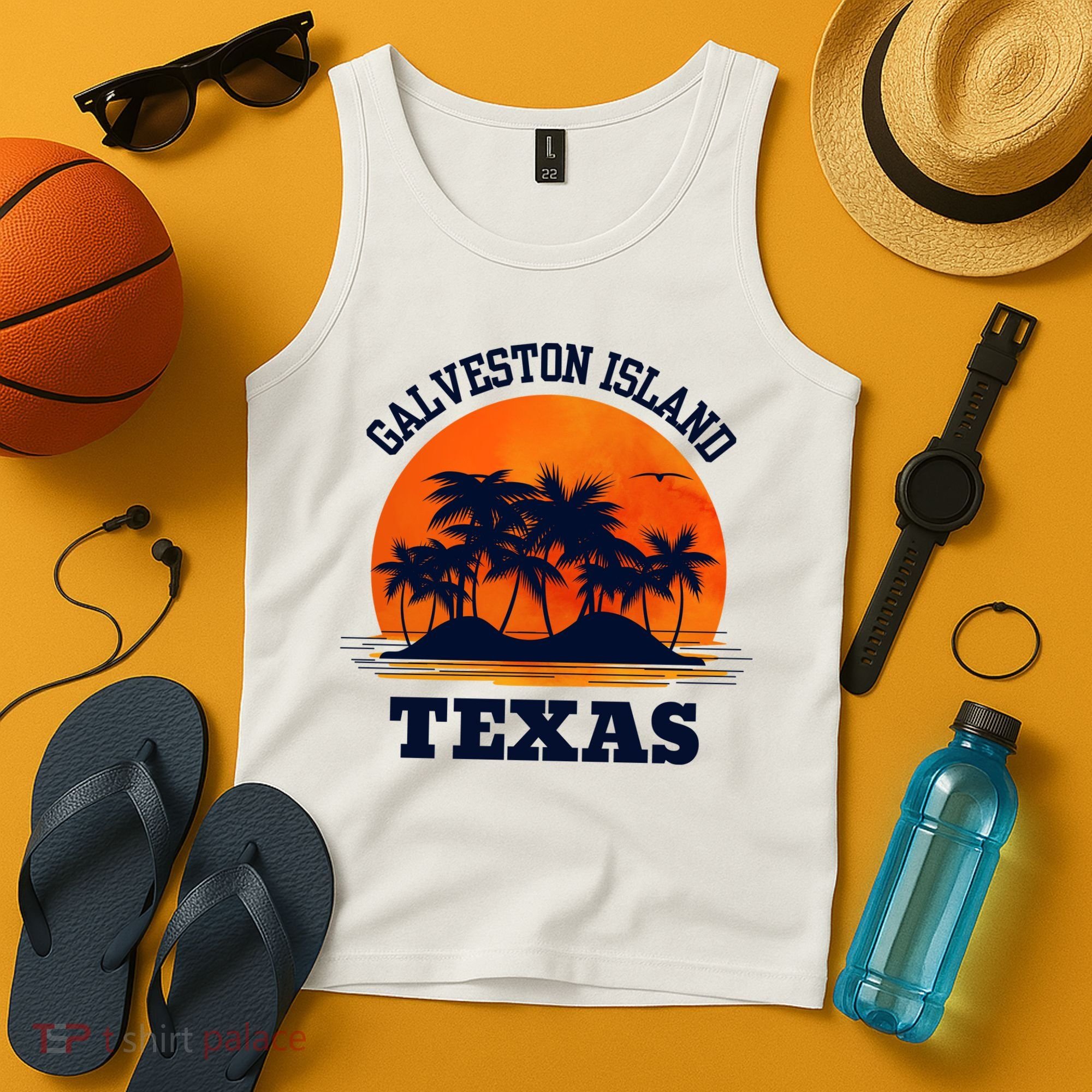 Galveston Island Texas Tank Top